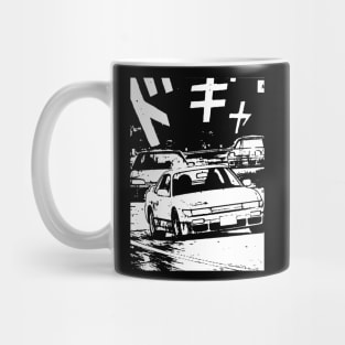 JDM Japanese Drift Racer Drifting Car Anime Manga Eurobeat Intensifies Racing Aesthetic #15 Mug